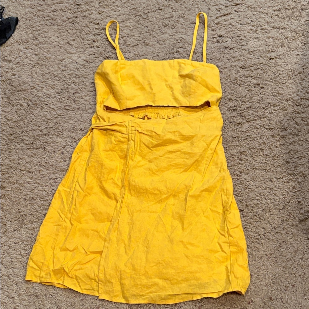 Yellow Strappy Dress